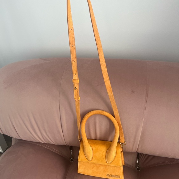 Jacquemus suede orange bag - Picture 9 of 11